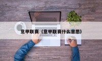 意甲联赛（意甲联赛什么意思）