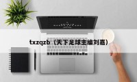 txzqzb（天下足球主编刘嘉）