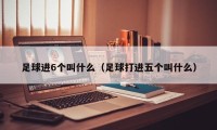 足球进6个叫什么（足球打进五个叫什么）