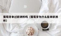 葡萄牙拿过欧洲杯吗（葡萄牙为什么能拿欧洲杯）