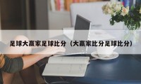 足球大赢家足球比分（大赢家比分足球比分）