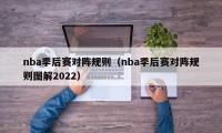 nba季后赛对阵规则（nba季后赛对阵规则图解2022）