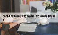 为什么欧洲杯比世界杯好看（欧洲杯好不好看）